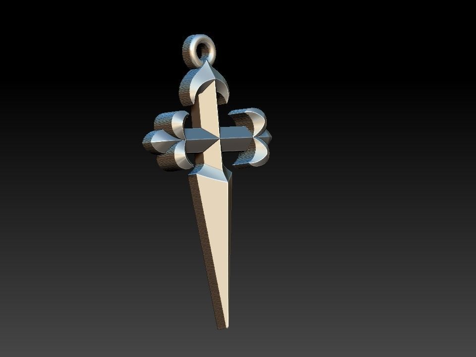 Heraldic Cross  Arautos 3D print model_8