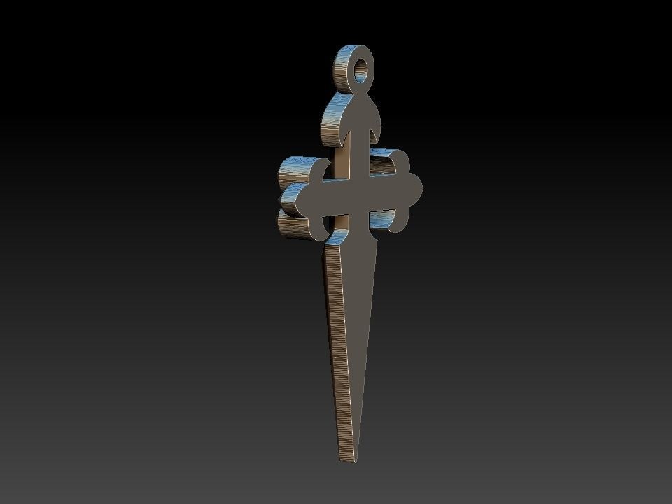 Heraldic Cross  Arautos 3D print model_4