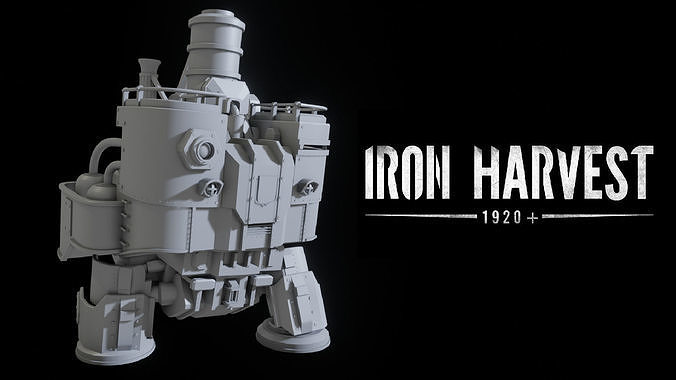Erlkonig - Iron Harvest Saxony Artillery Mech Free 3D print model