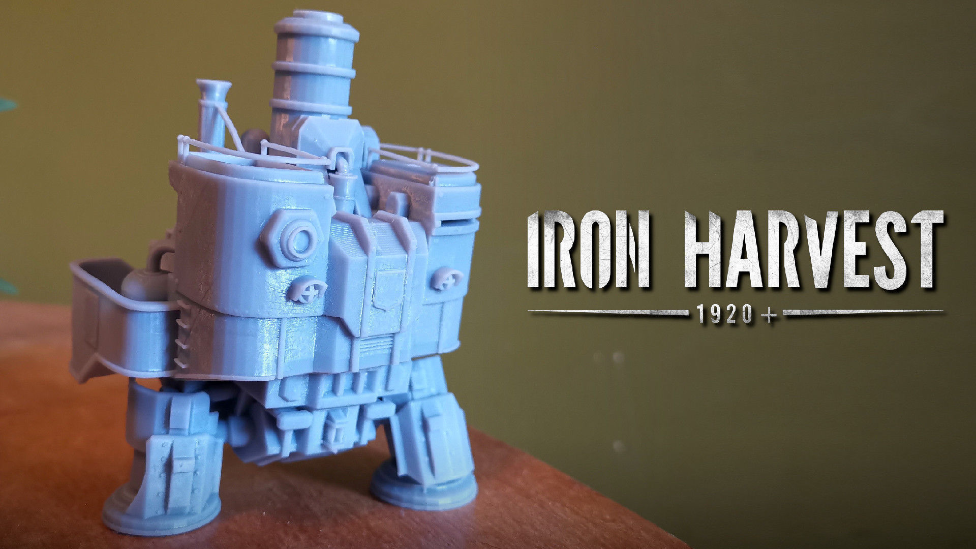 Erlkonig - Iron Harvest Saxony Artillery Mech Free 3D print model_1