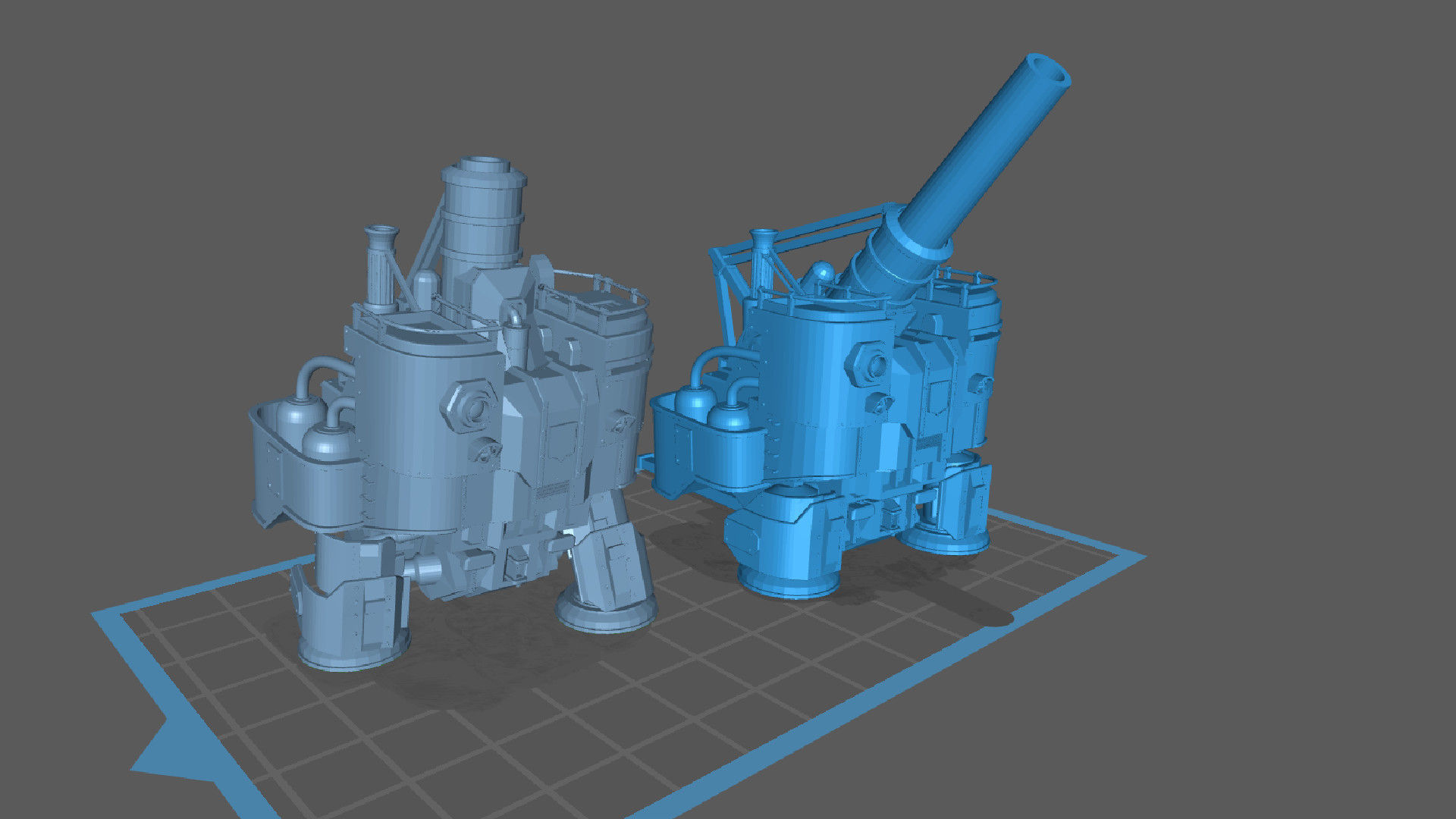 Erlkonig - Iron Harvest Saxony Artillery Mech Free 3D print model_3