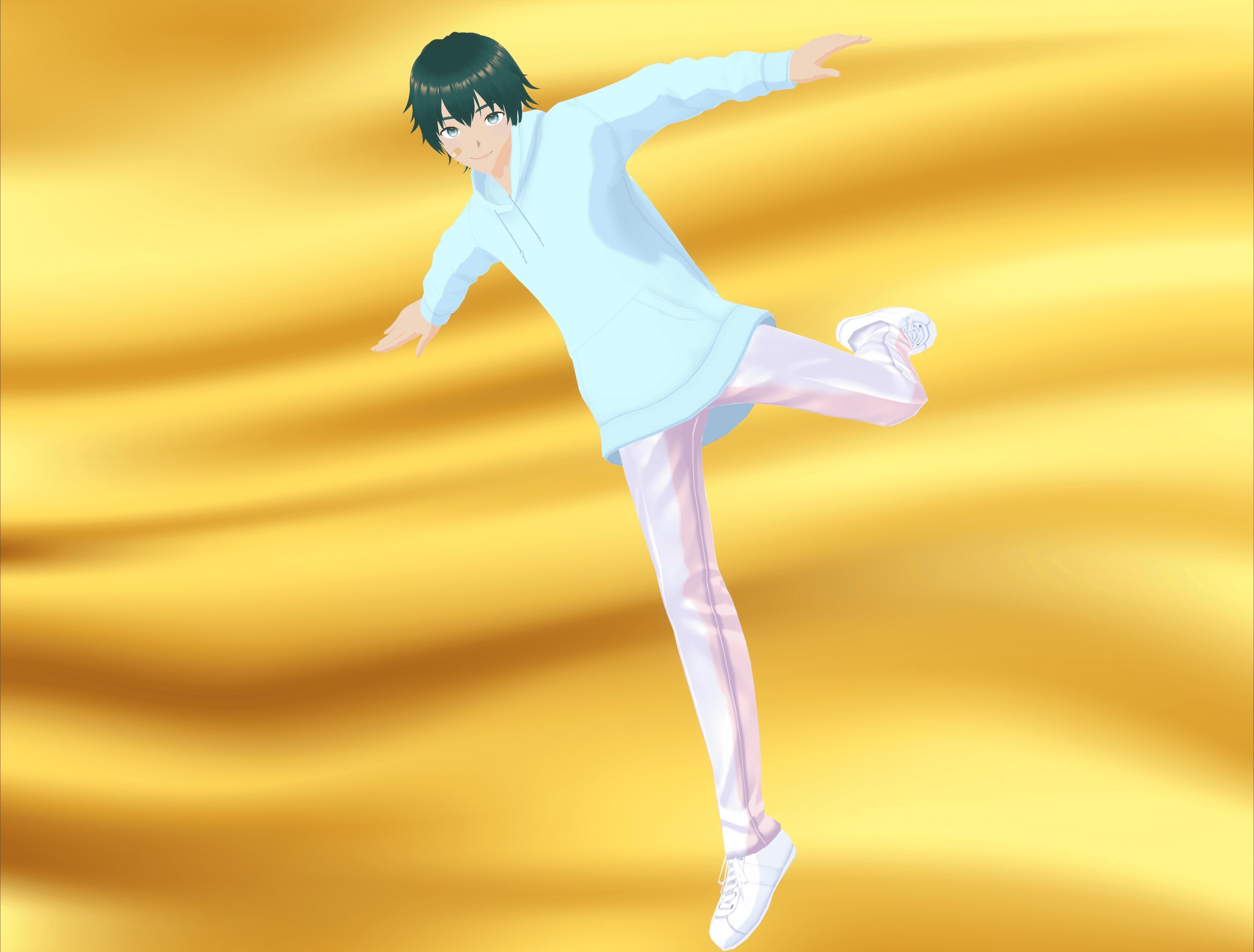 Boy character VR 3D model Low-poly 3D model_14