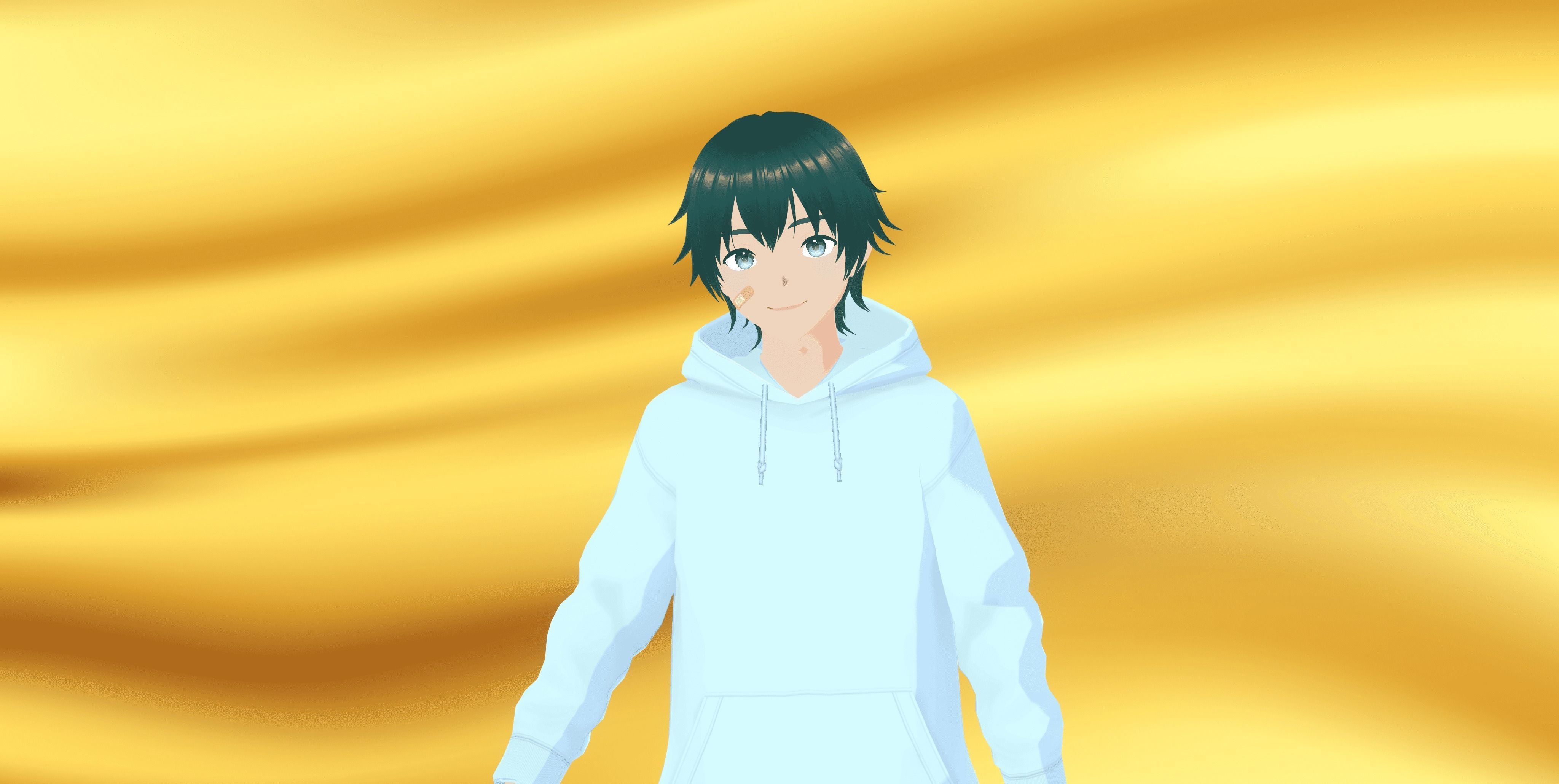 Boy character VR 3D model Low-poly 3D model_11