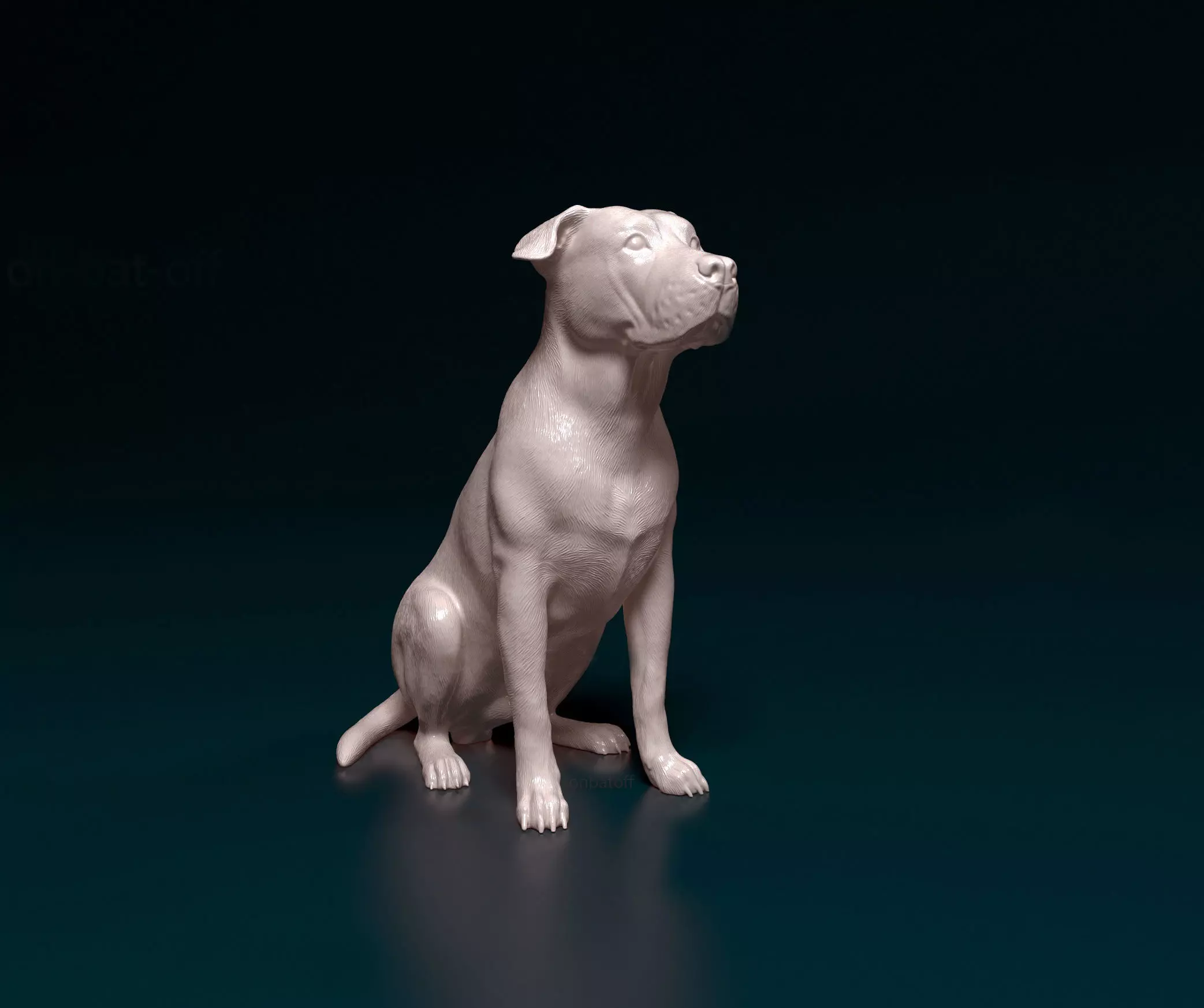American Bulldog 3D print model_0