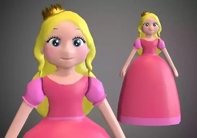 little princess in pink