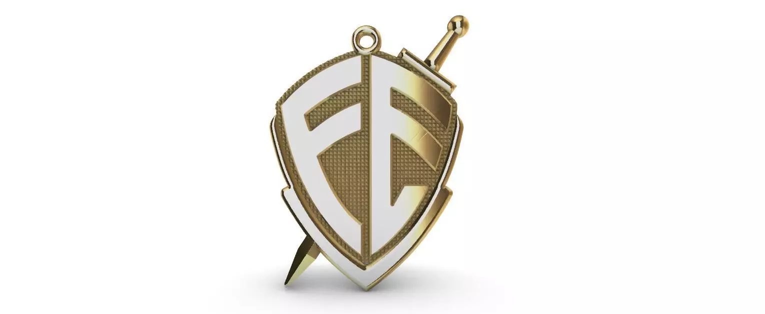 Shield Faith Escudo da Fe Pendant 3D print model