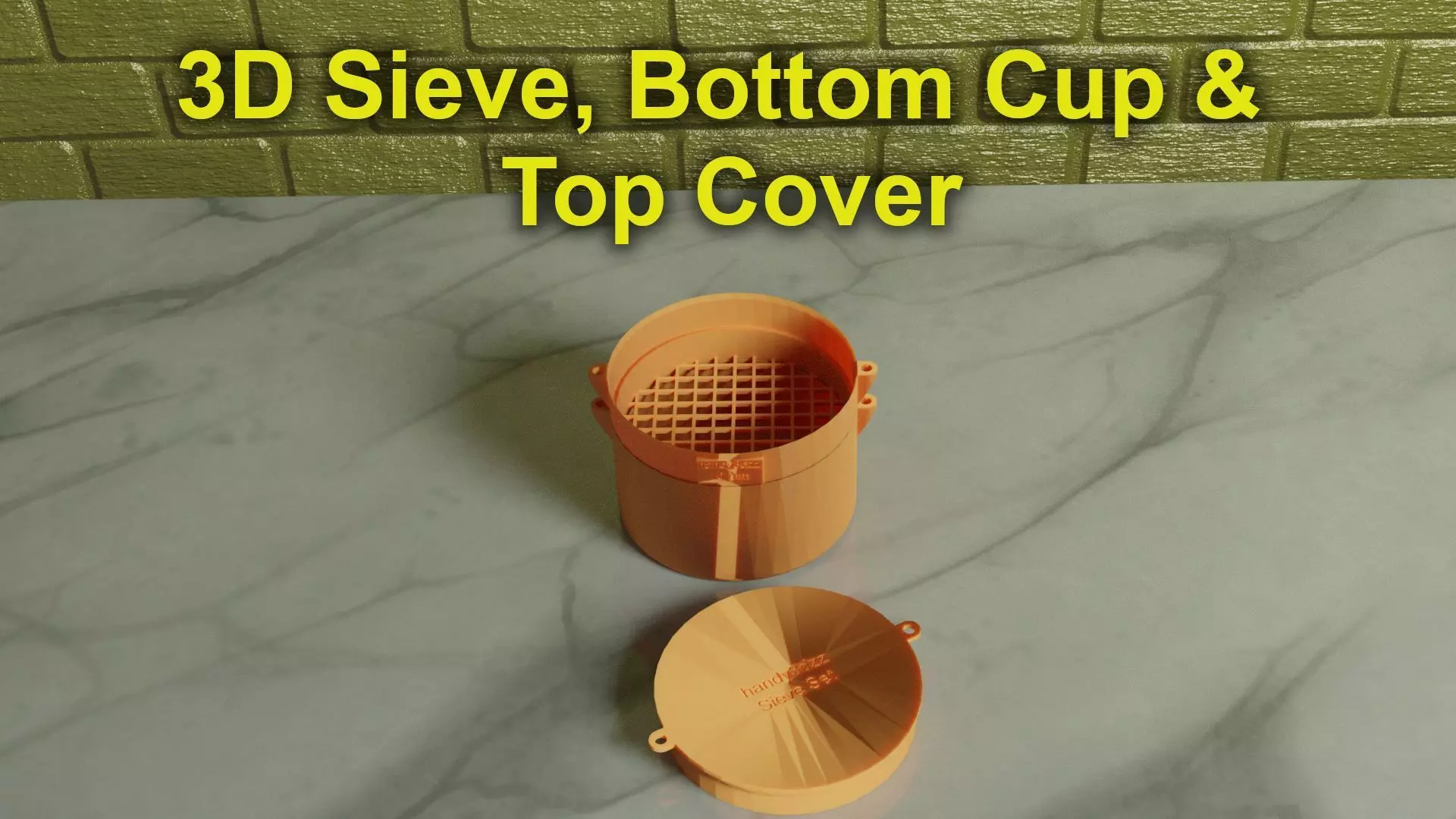 3D Print Ready 30 mm Sieve Set 3D print model_0