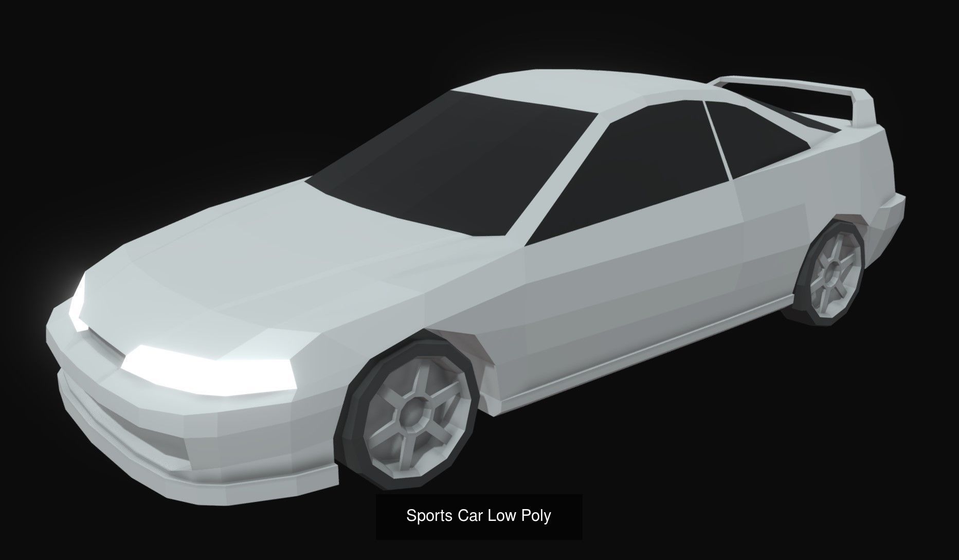 14 Low Poly Cars 3D Model Collection_9