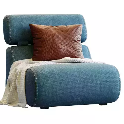 Fauteuil Club By Kave Home 3D model