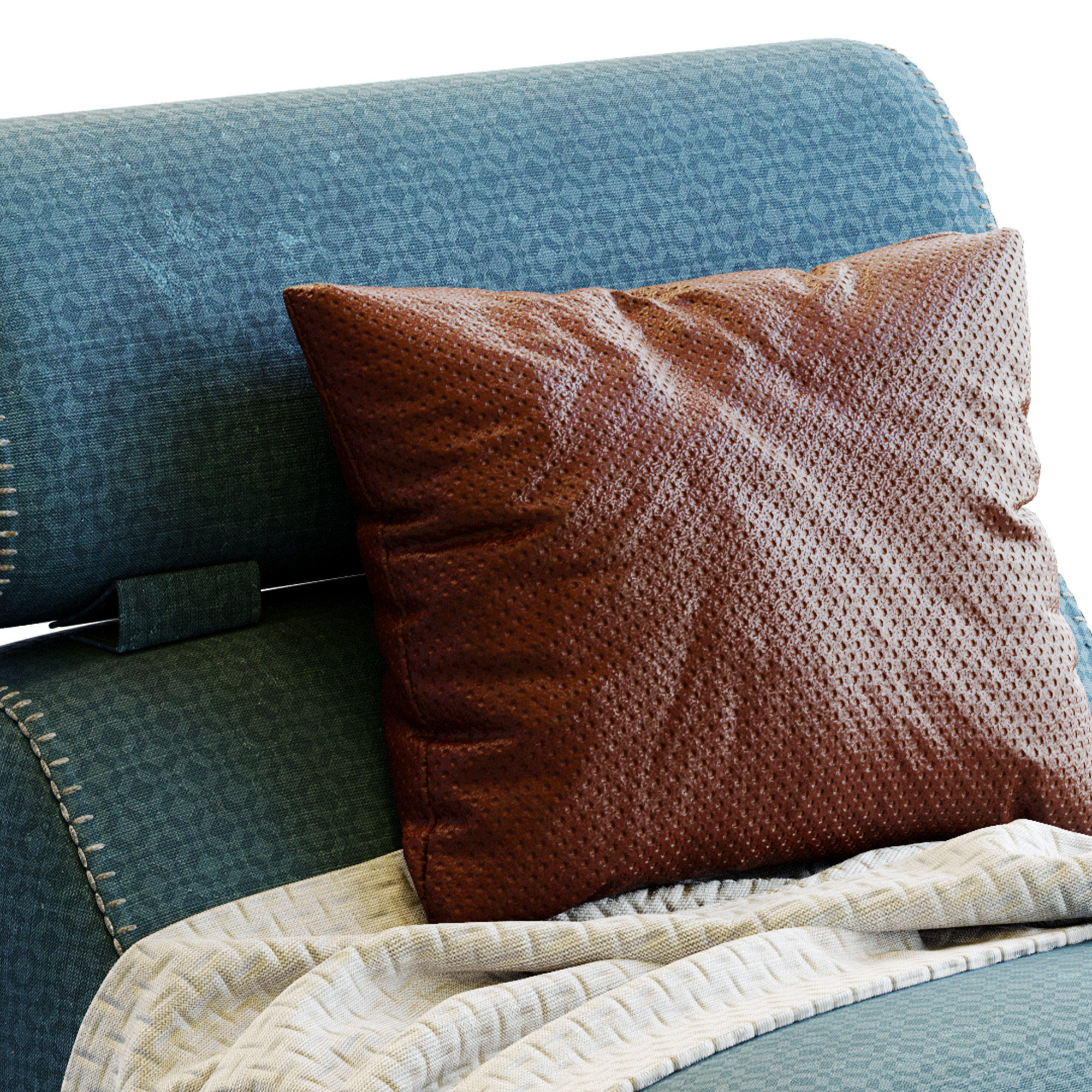 Fauteuil Club By Kave Home 3D model_2