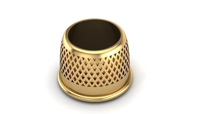 thimble - cute thimble - hand quilting thimble -thimble shelf  3D print model