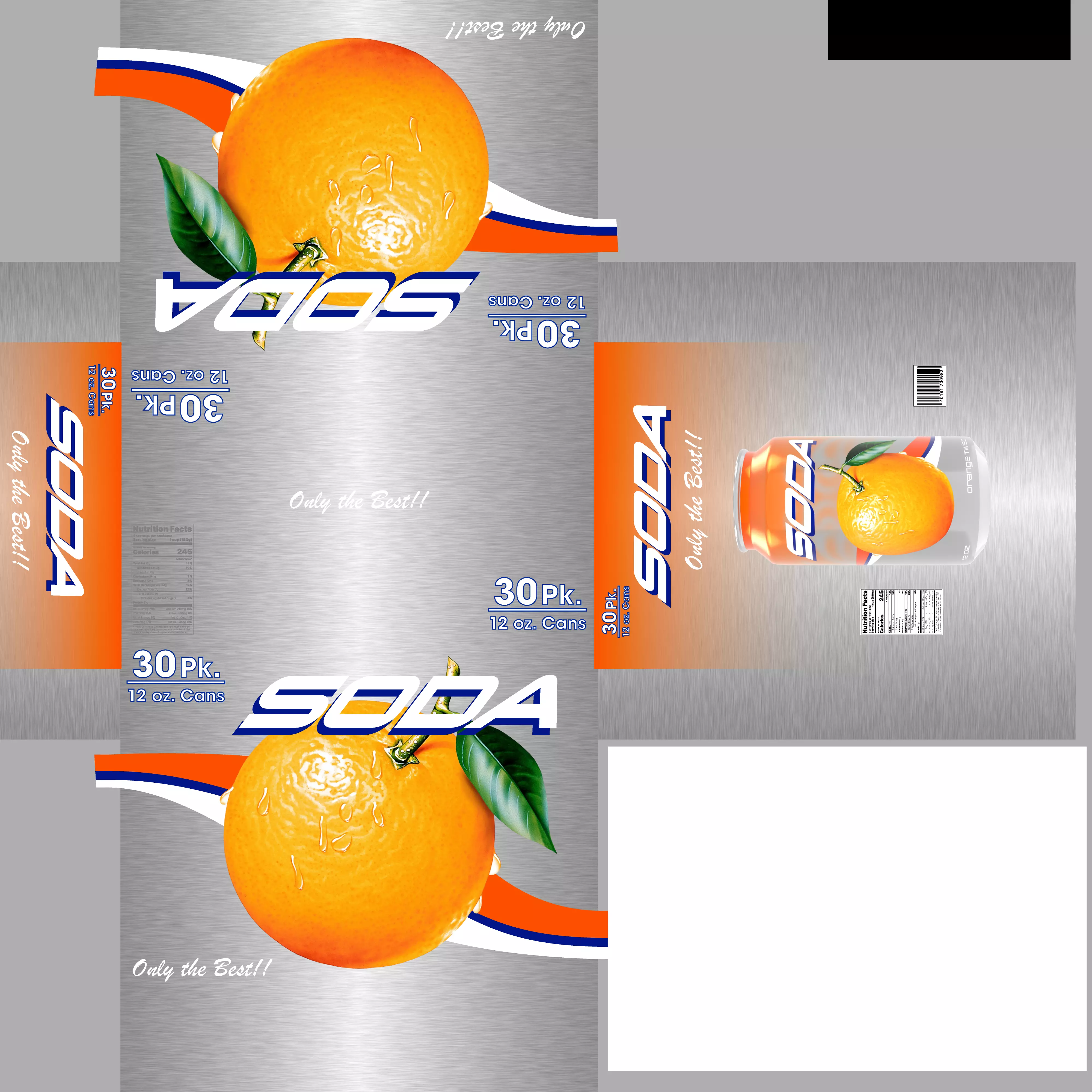 30 Pack Soda Case and Can 3D model_7