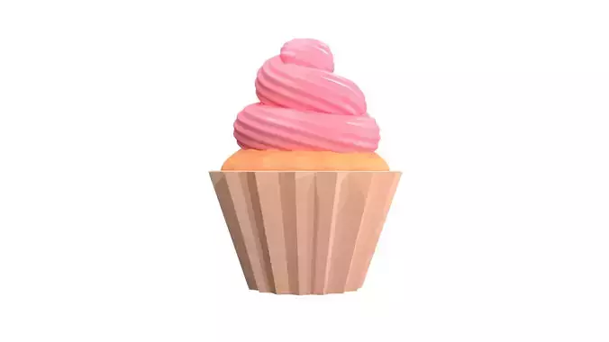 Sweet Cupcake 3D Model