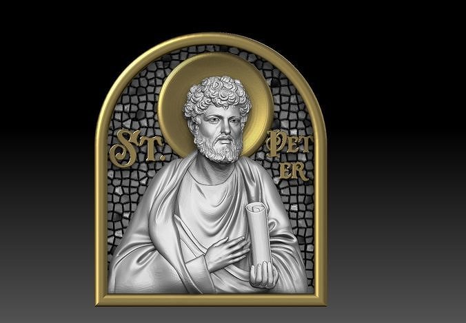 saint peter   the apostle cnc 3d model  3D print model