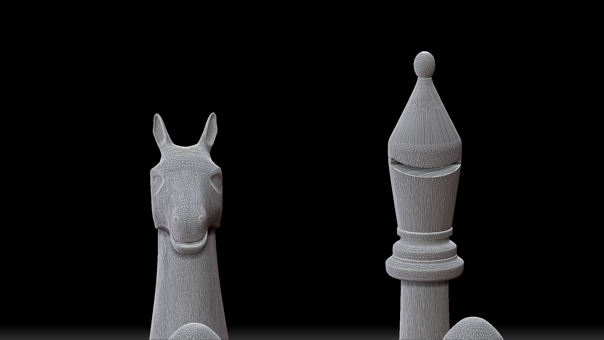 Chess Board Marble 3D model_8
