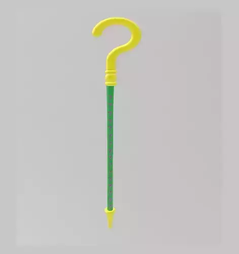 Classic Comic Book - Riddler Cane with Secret Knife