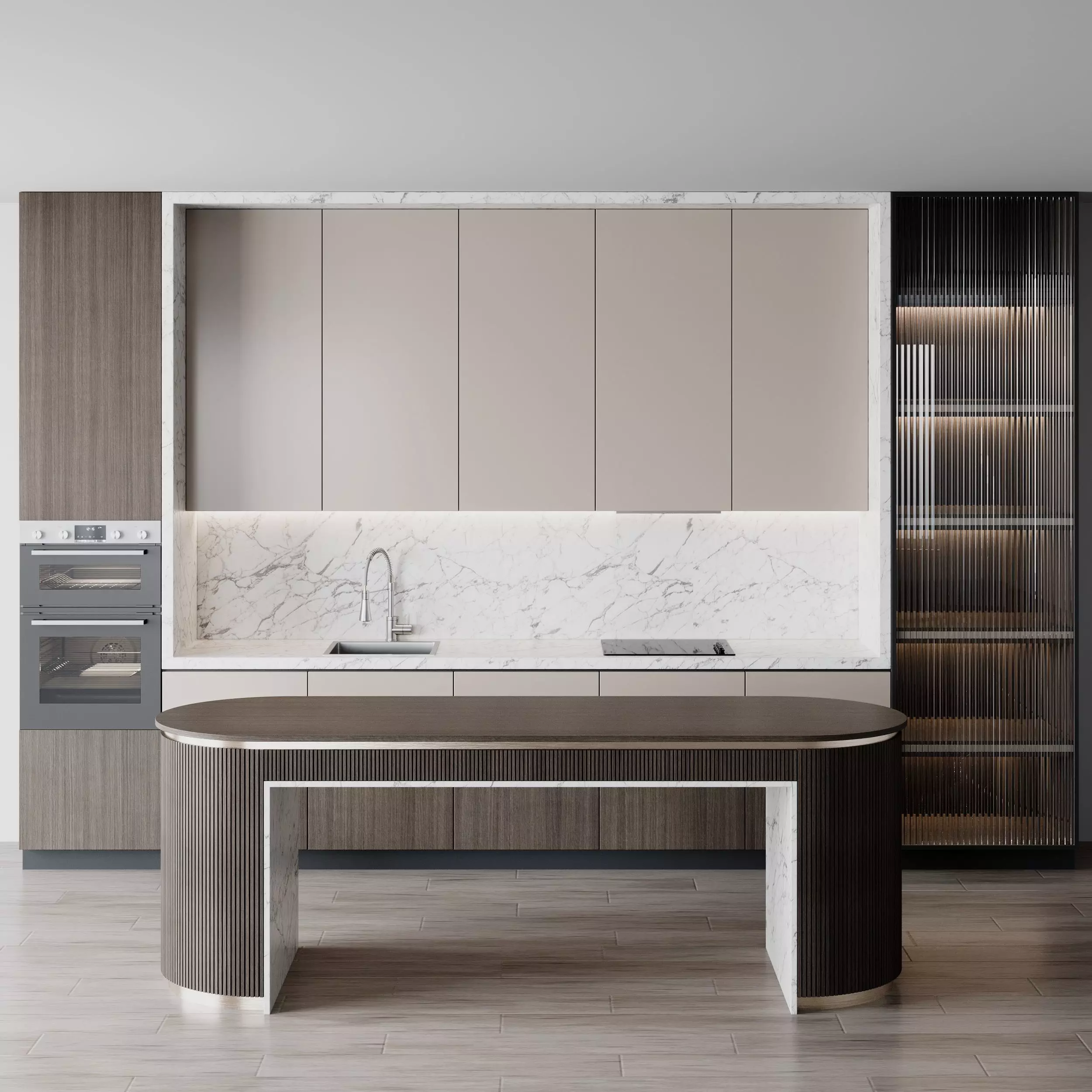 kitchen118 modern kitchen design 3D model