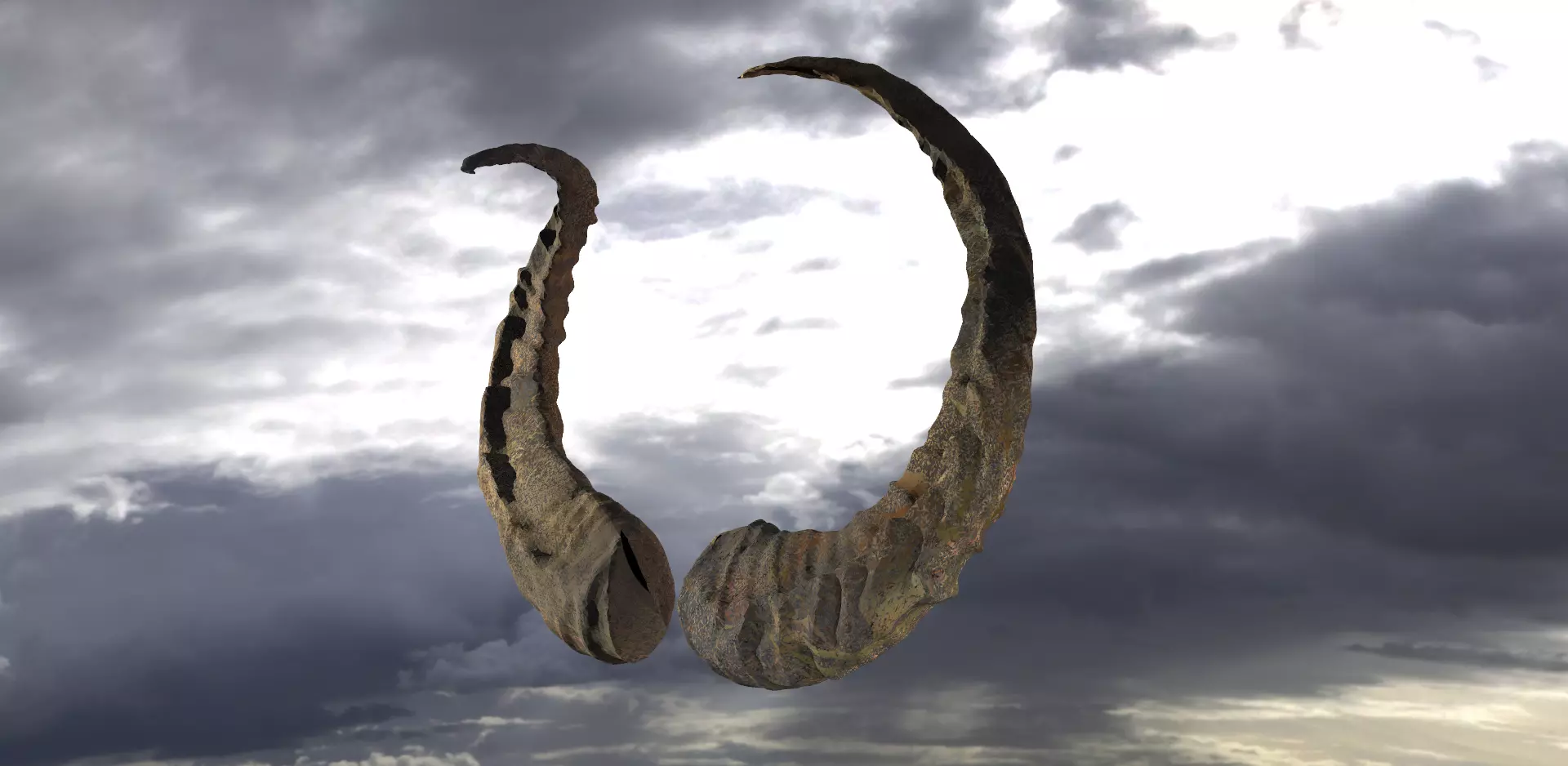 Dragon Horns 3D 3D model_0