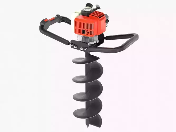 Earth Auger 3D model