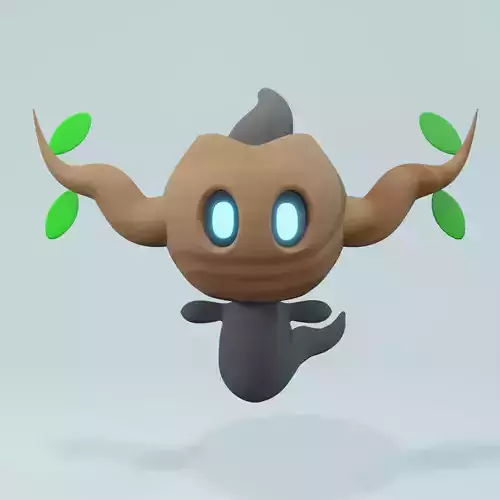 Phantump tree with eyes and leaves