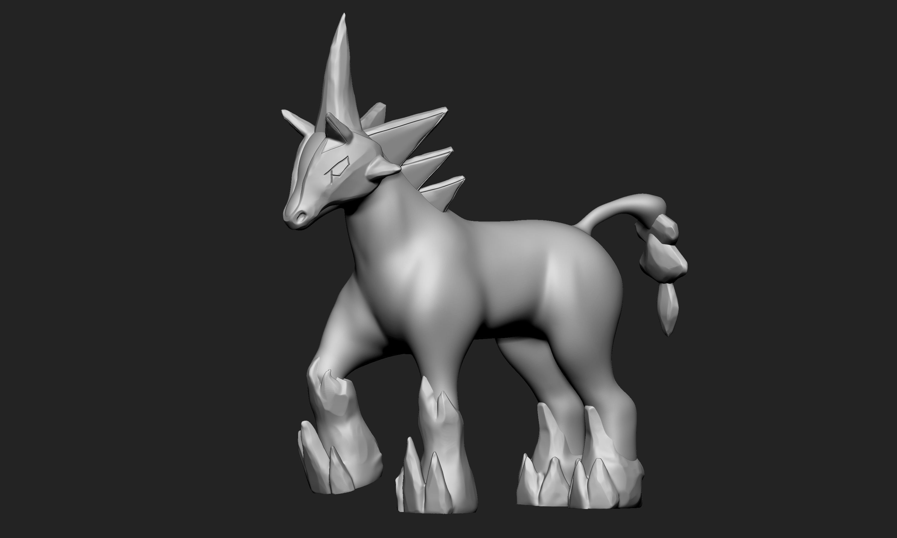 Pokemon - Glastrier 3D print model_4