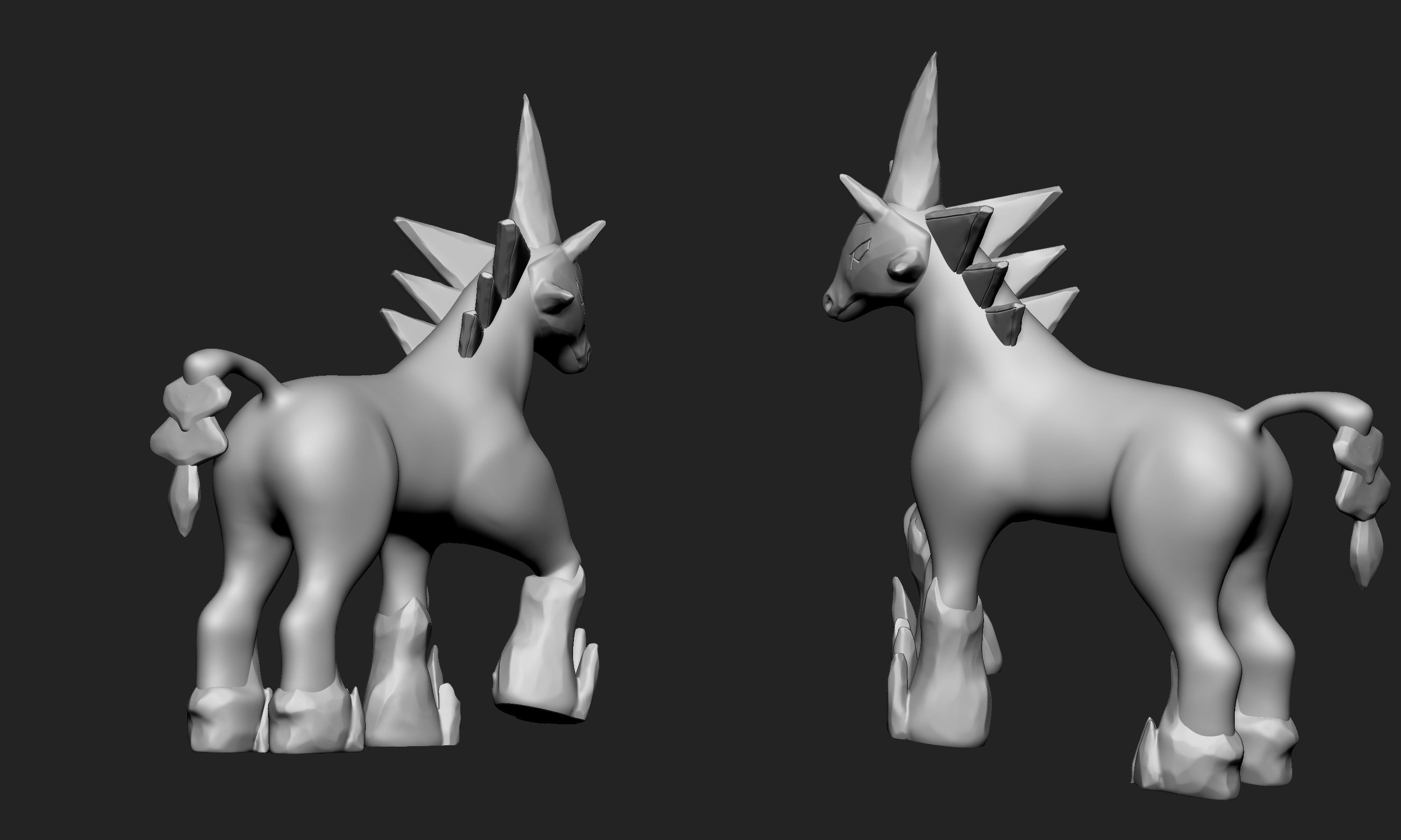 Pokemon - Glastrier 3D print model_6