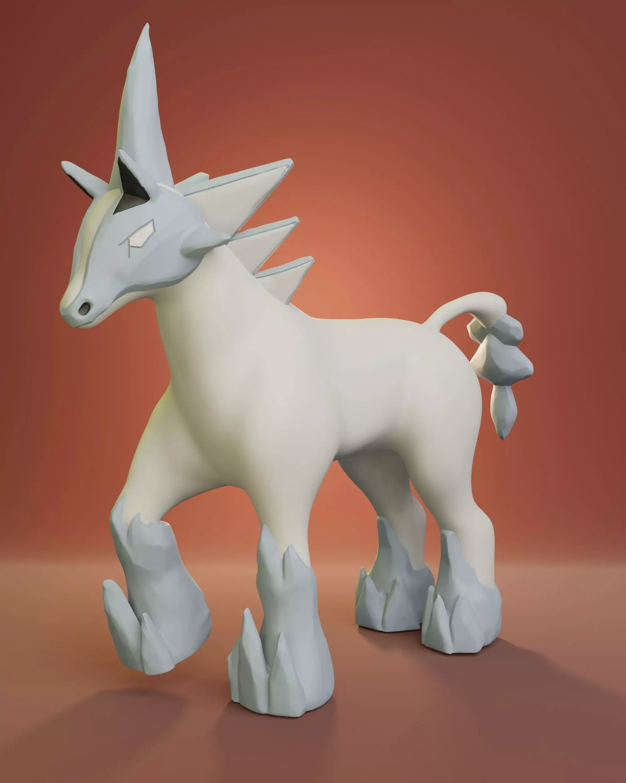 Pokemon - Glastrier 3D print model_0