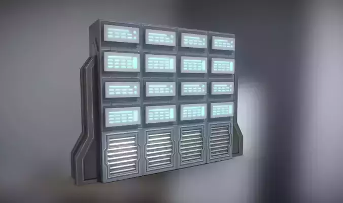 Sci Fi Server rack