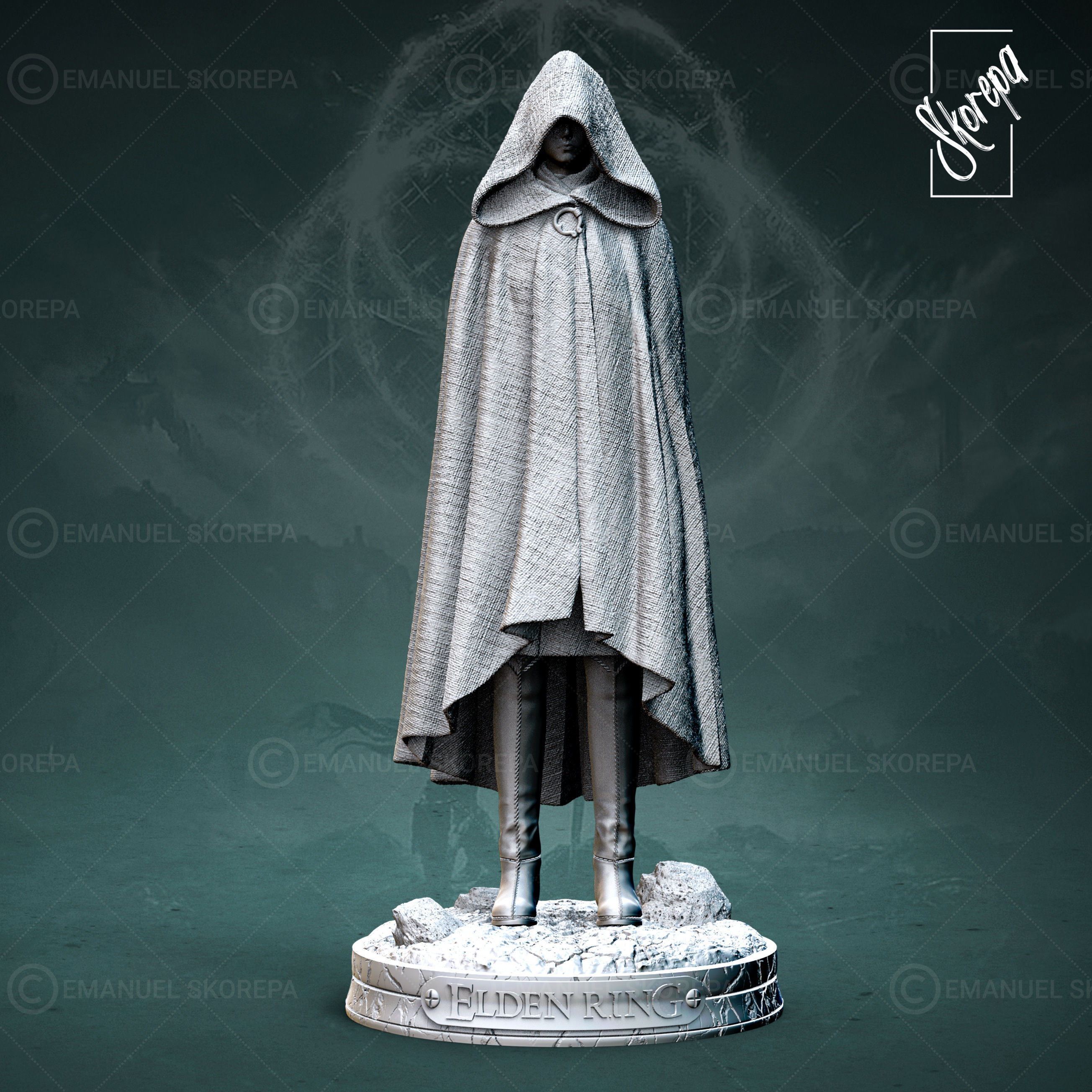 Melina Elden Ring 3D print model_4