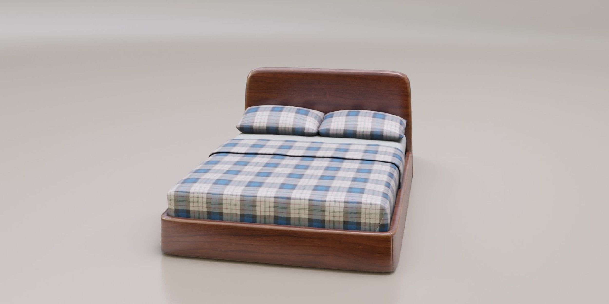 Bed 03 model in Blender 3D model_2