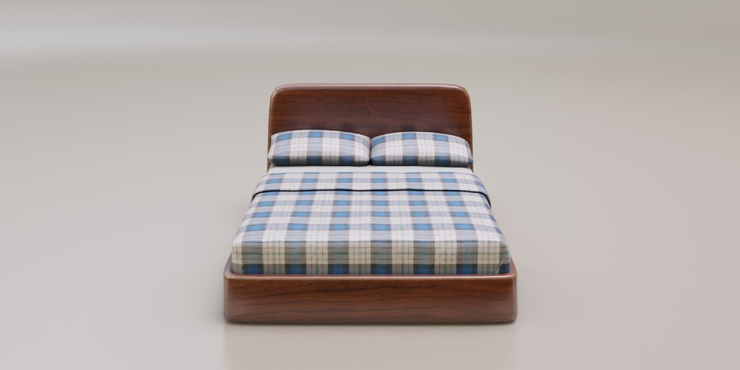 Bed 03 model in Blender 3D model_1