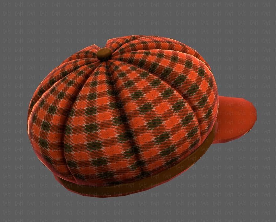Cap V14 Low-poly 3D model_43
