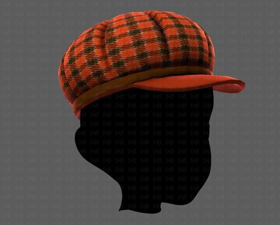 Cap V14 Low-poly 3D model_18