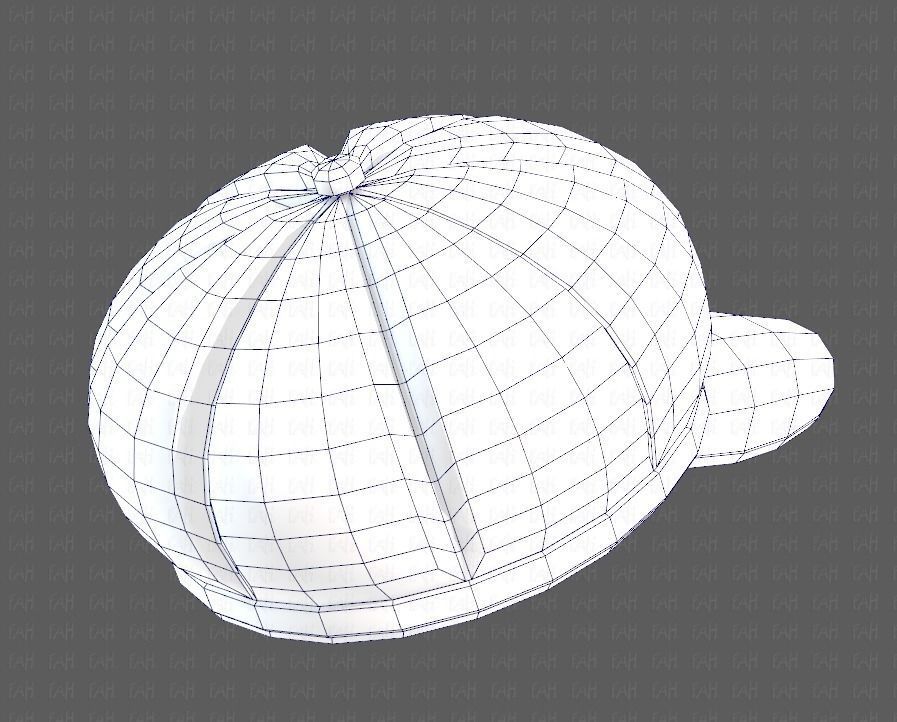 Cap V14 Low-poly 3D model_44