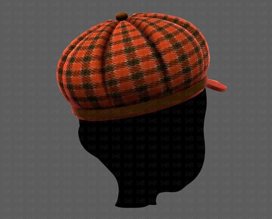 Cap V14 Low-poly 3D model_20