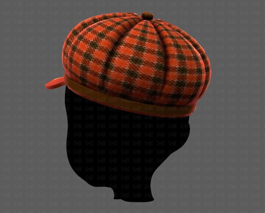 Cap V14 Low-poly 3D model_22