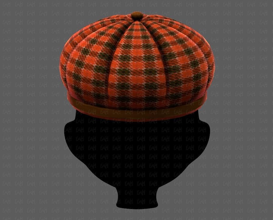 Cap V14 Low-poly 3D model_21