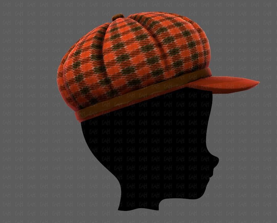 Cap V14 Low-poly 3D model_19