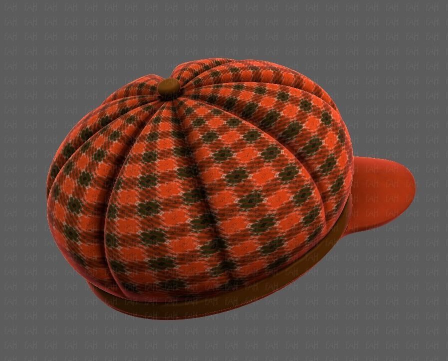 Cap V14 Low-poly 3D model_41