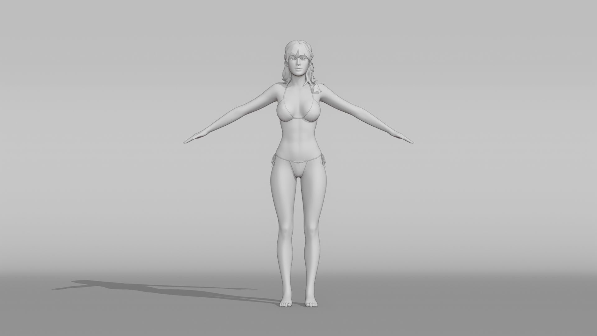 Realistic Female Character - Keyaan 3D model_5