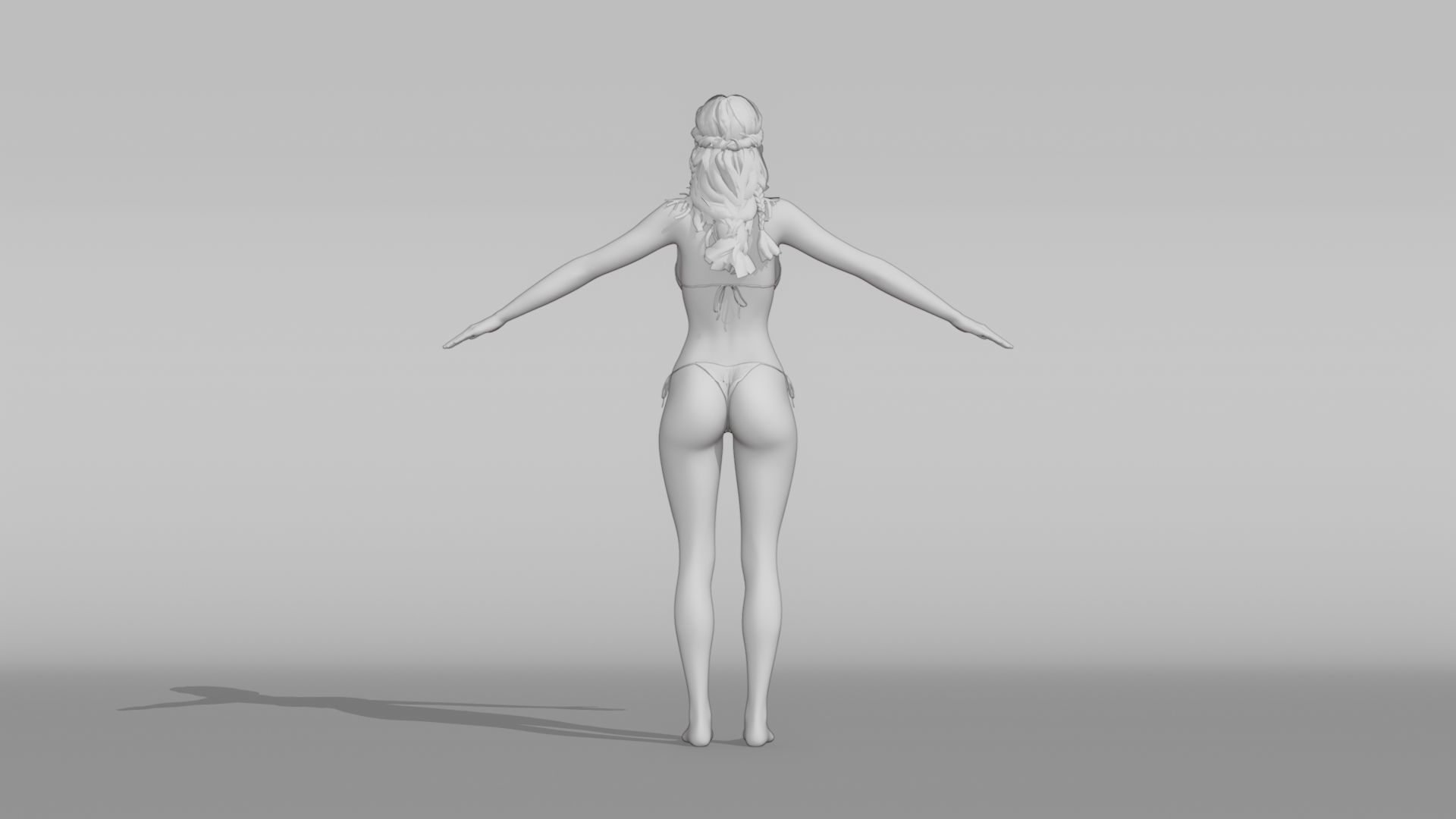 Realistic Female Character - Keyaan 3D model_7