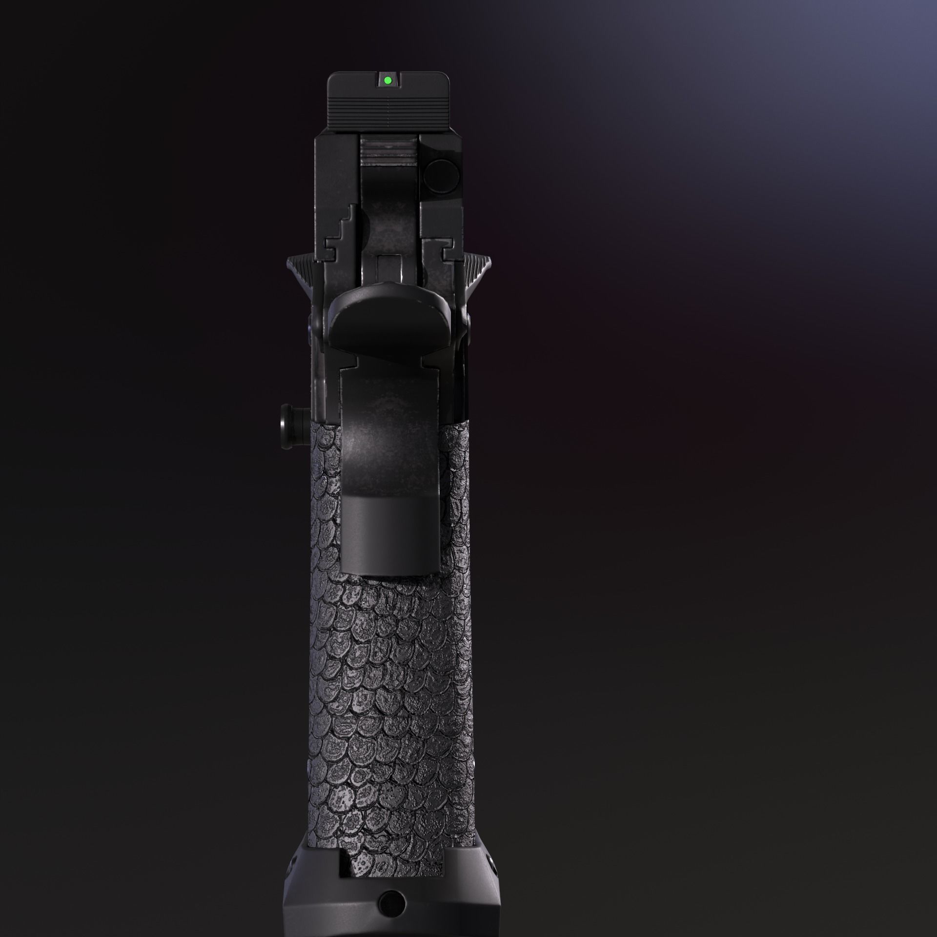 STI 2011 Combat Master Taran Tactical John Wick pistol Low-poly 3D model_13