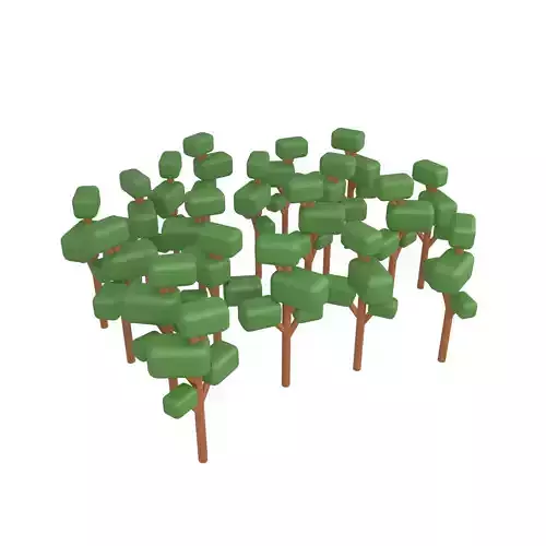 Cartoon Tree Group v1 002