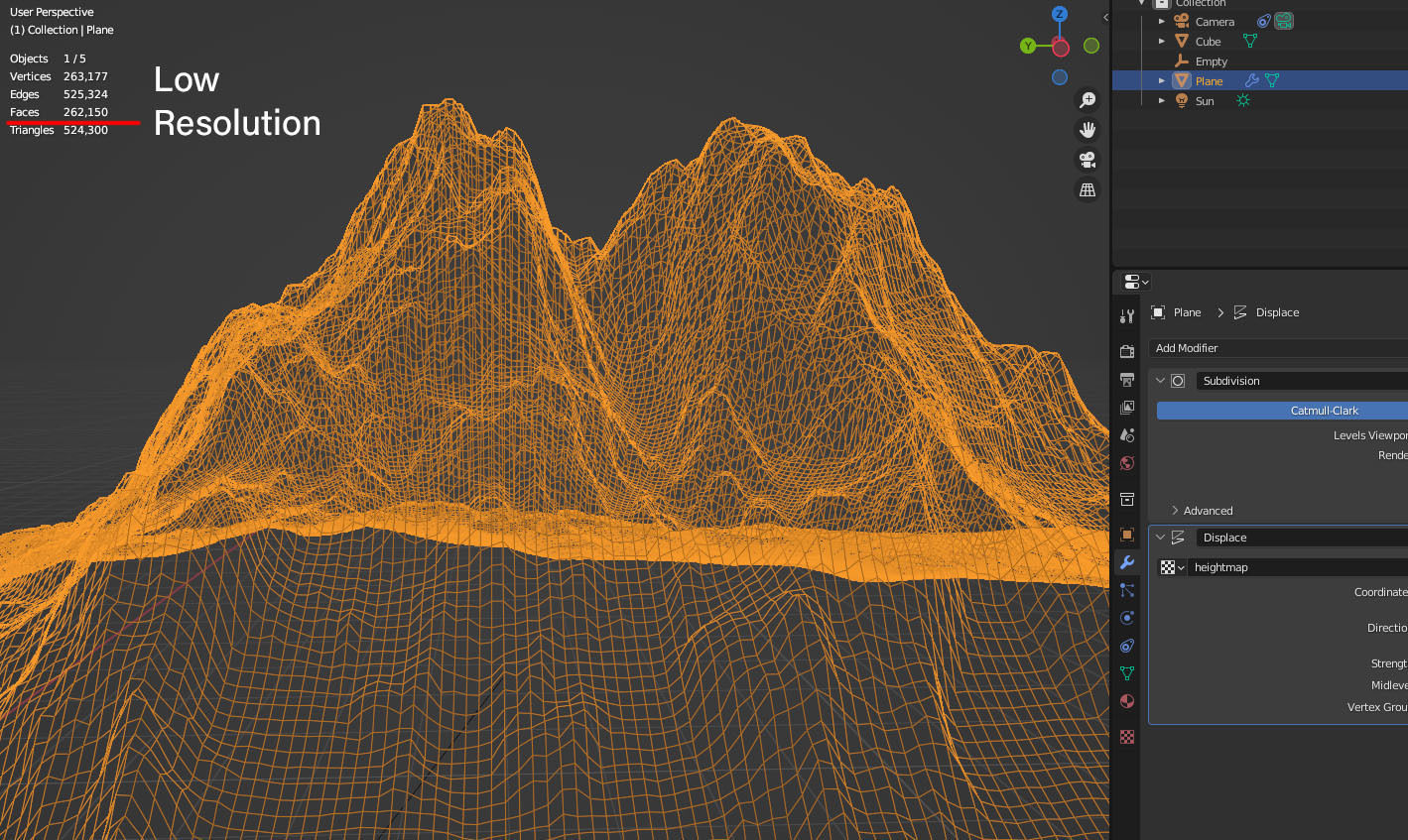Mountains Range Valley - Lake Beach Landscape 3D model_19