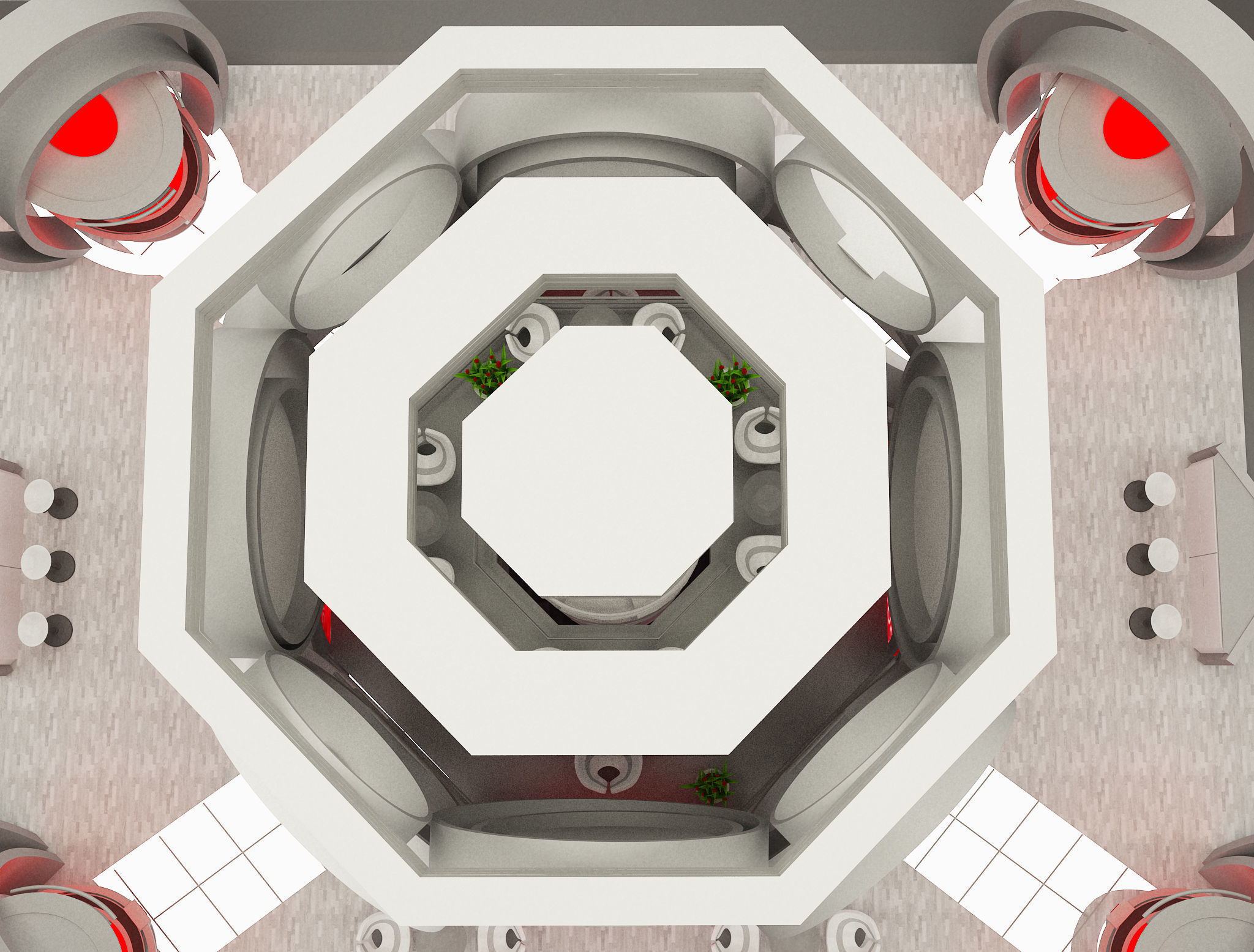 Booth Exhibition Stand a573b 3D model_16