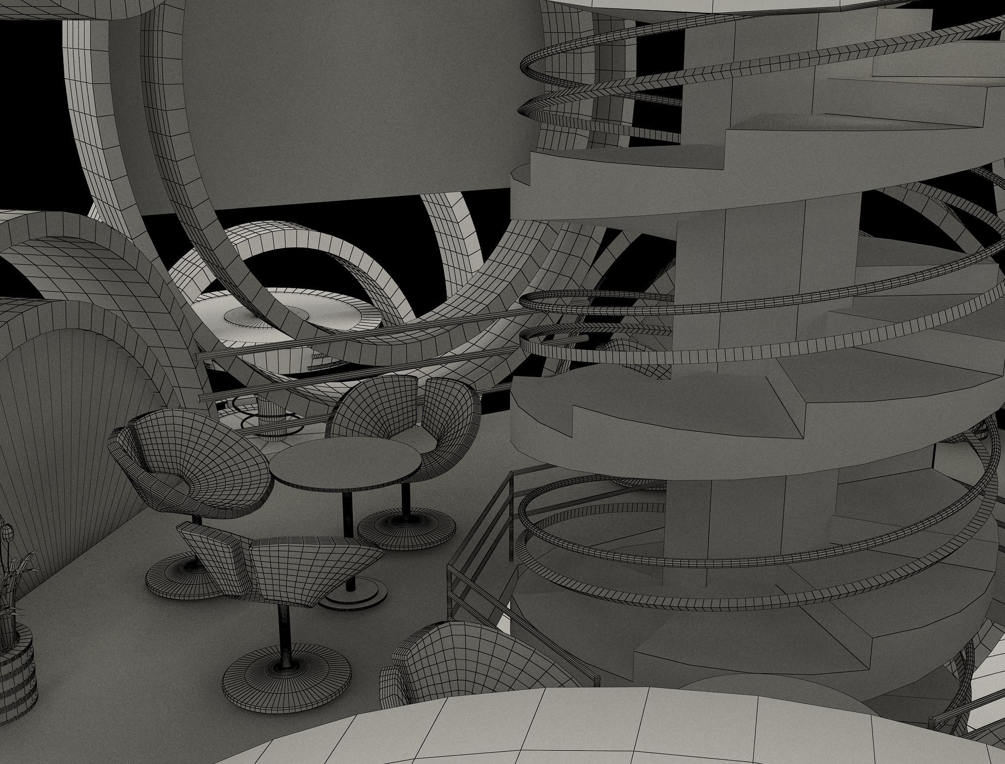 Booth Exhibition Stand a573b 3D model_31