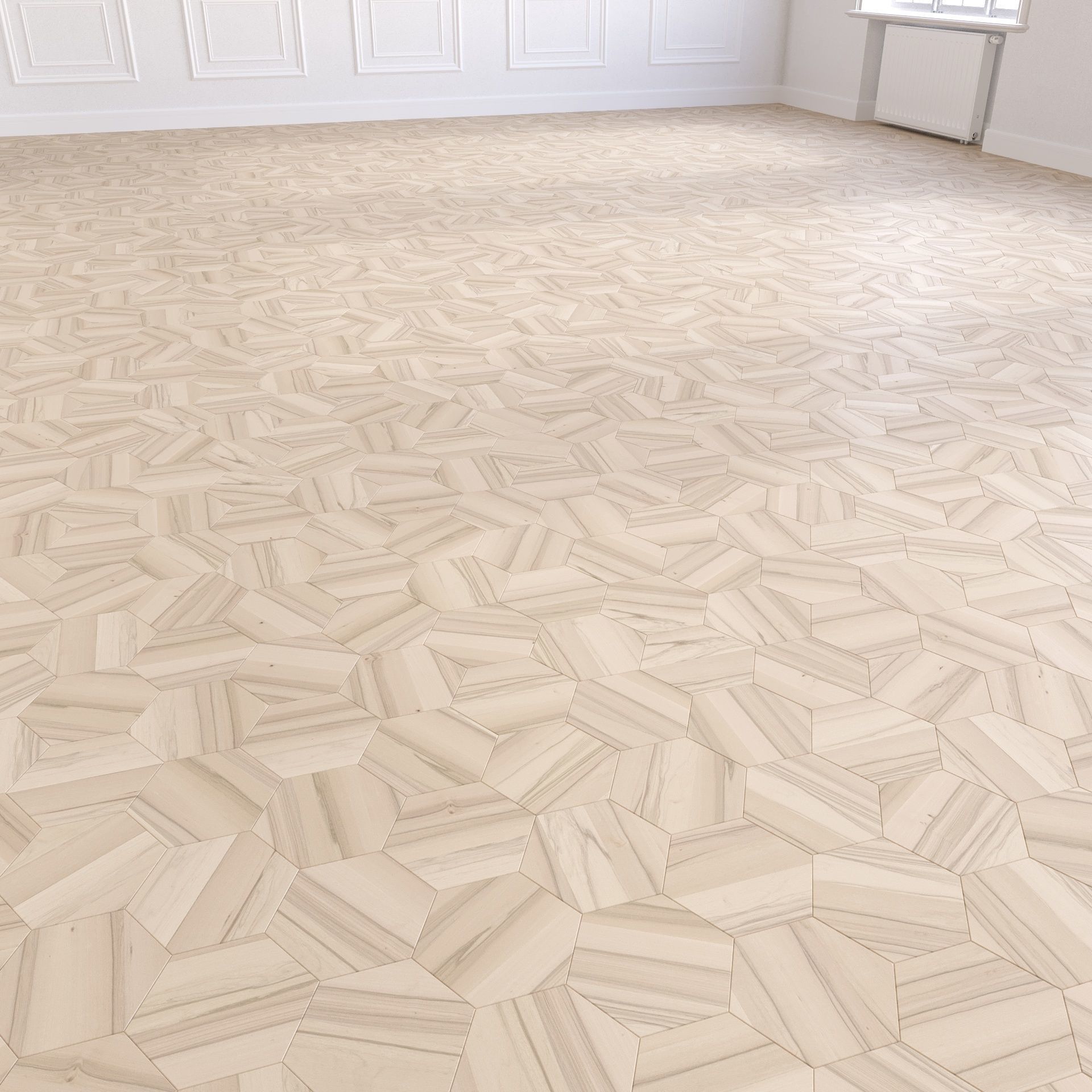 Parquet - Laminate - Wooden floor 17 in 1 Low-poly 3D model_44