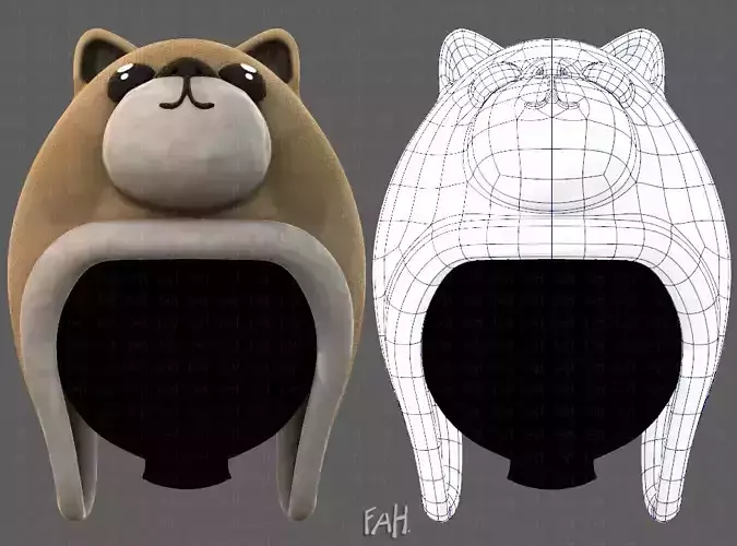 Cap V15 Low-poly 3D model