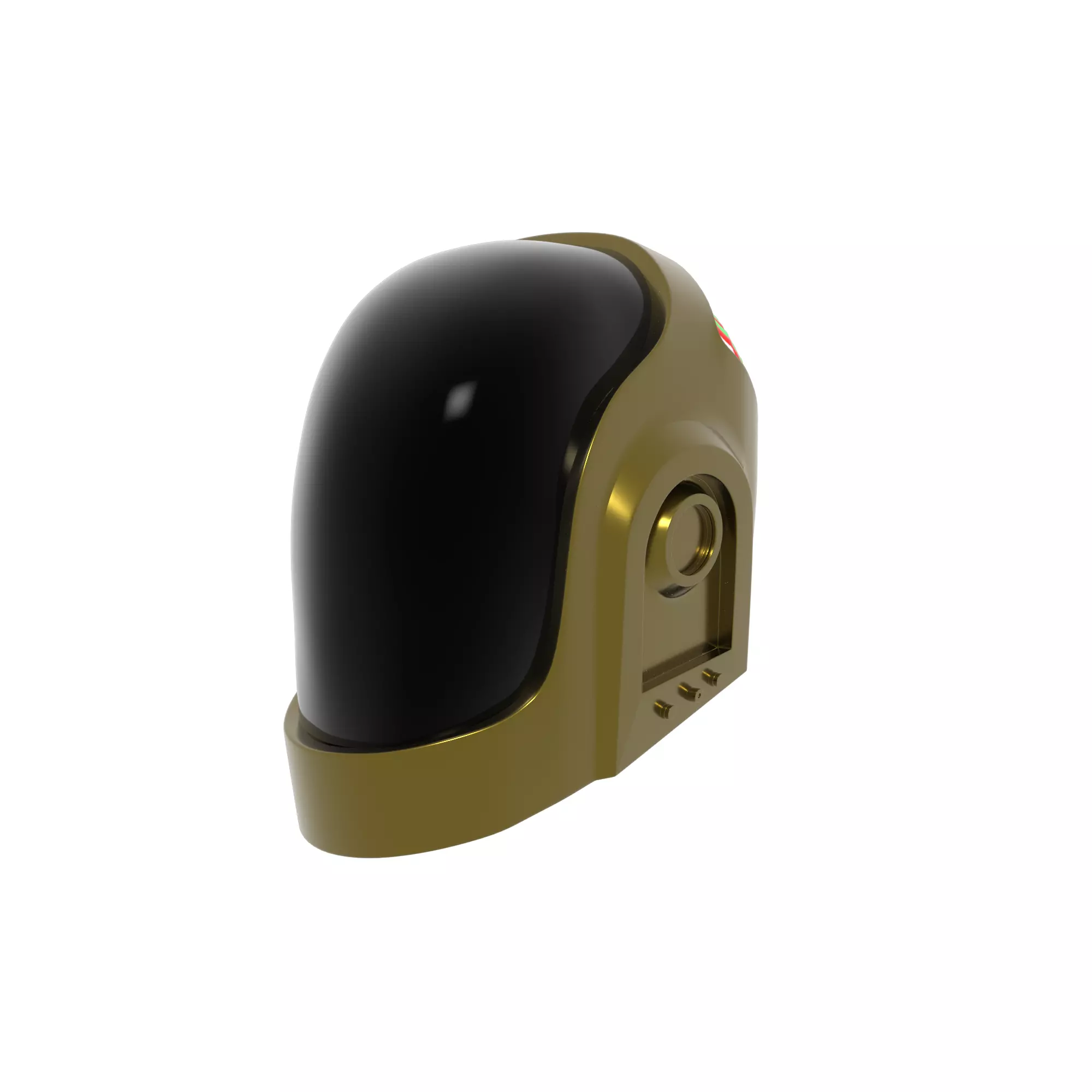 Daft Punk Helmet 3D model_0