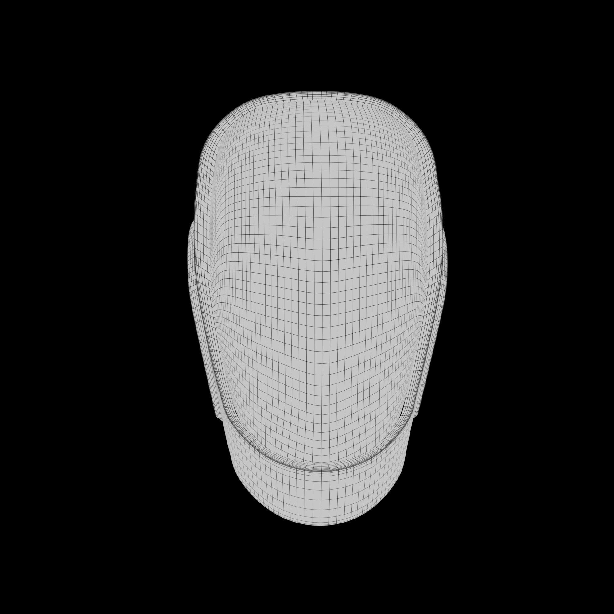 Daft Punk Helmet 3D model_7